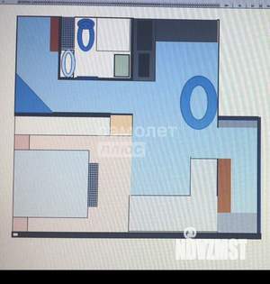 Студия квартира, вторичка, 35м2, 5/5 этаж