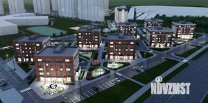 2-к квартира, строящийся дом, 54м2, 5/5 этаж