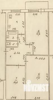 3-к квартира, вторичка, 62м2, 3/5 этаж