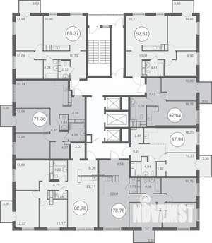 3-к квартира, вторичка, 79м2, 23/25 этаж