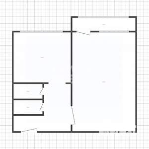 1-к квартира, вторичка, 32м2, 2/5 этаж