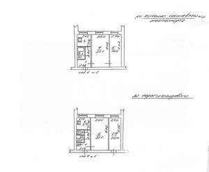 2-к квартира, вторичка, 50м2, 1/5 этаж