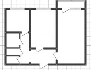2-к квартира, вторичка, 49м2, 5/5 этаж