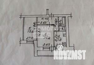 2-к квартира, вторичка, 48м2, 3/9 этаж