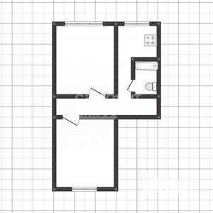 2-к квартира, вторичка, 48м2, 1/5 этаж