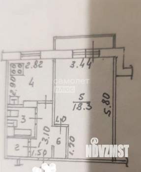 1-к квартира, вторичка, 36м2, 2/9 этаж