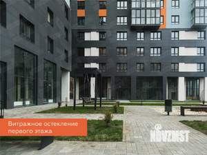 1-к квартира, вторичка, 43м2, 23/25 этаж