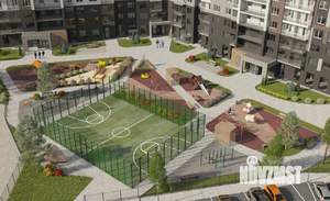 2-к квартира, строящийся дом, 57м2, 19/19 этаж