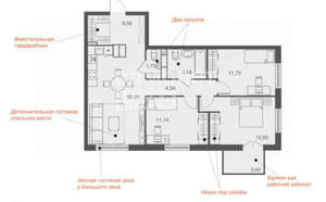 3-к квартира, вторичка, 79м2, 16/25 этаж