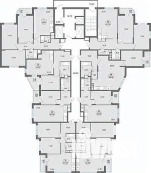 2-к квартира, вторичка, 55м2, 6/25 этаж