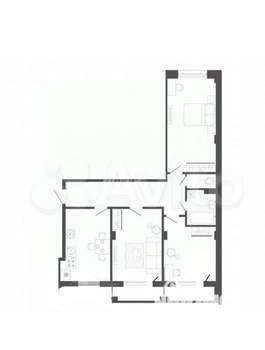 3-к квартира, вторичка, 60м2, 9/10 этаж