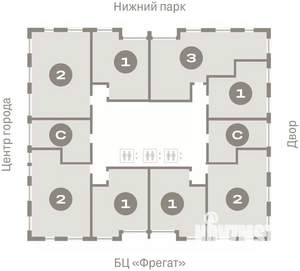 1-к квартира, вторичка, 47м2, 4/25 этаж