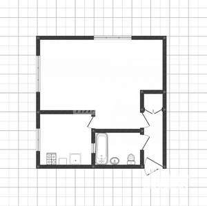1-к квартира, вторичка, 30м2, 4/5 этаж