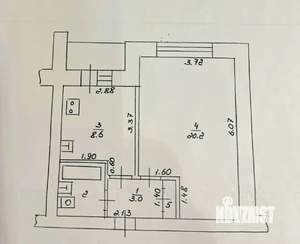 1-к квартира, вторичка, 36м2, 2/9 этаж