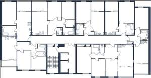 1-к квартира, вторичка, 54м2, 2/25 этаж