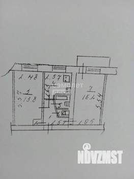 2-к квартира, вторичка, 44м2, 3/5 этаж