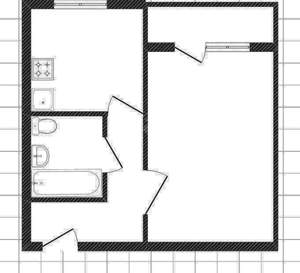 1-к квартира, вторичка, 32м2, 5/5 этаж