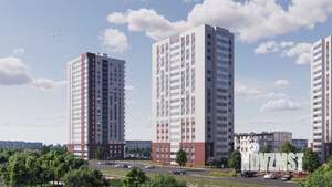 2-к квартира, строящийся дом, 54м2, 8/21 этаж