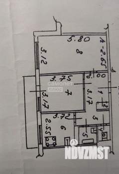 2-к квартира, вторичка, 51м2, 3/9 этаж