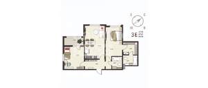 3-к квартира, вторичка, 69м2, 6/17 этаж