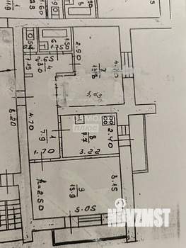 2-к квартира, вторичка, 52м2, 9/14 этаж