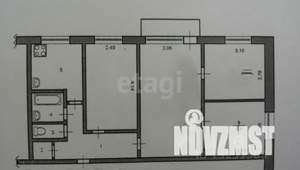 4-к квартира, вторичка, 77м2, 9/10 этаж
