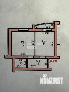 2-к квартира, вторичка, 44м2, 8/18 этаж