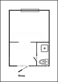1-к квартира, вторичка, 18м2, 5/5 этаж