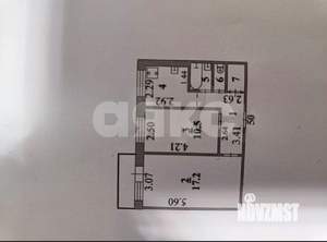 2-к квартира, вторичка, 44м2, 2/5 этаж
