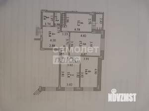 3-к квартира, вторичка, 76м2, 18/24 этаж