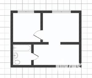 1-к квартира, вторичка, 42м2, 10/15 этаж