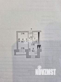 1-к квартира, вторичка, 32м2, 1/10 этаж