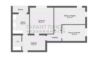 3-к квартира, вторичка, 83м2, 8/15 этаж
