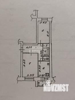2-к квартира, вторичка, 53м2, 2/5 этаж