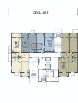 2-к квартира, сданный дом, 67м2, 1/17 этаж