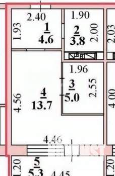 1-к квартира, вторичка, 27м2, 12/16 этаж