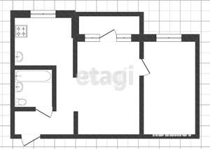 2-к квартира, вторичка, 41м2, 5/5 этаж