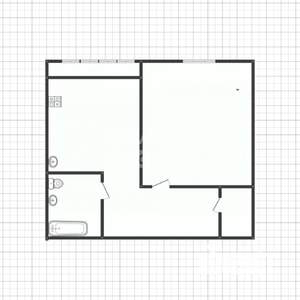 1-к квартира, вторичка, 37м2, 2/17 этаж