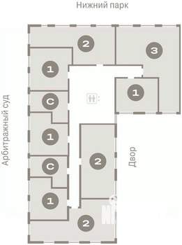 Студия квартира, вторичка, 25м2, 4/25 этаж