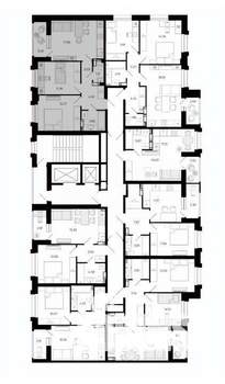 2-к квартира, строящийся дом, 56м2, 11/15 этаж
