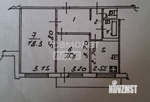 2-к квартира, вторичка, 52м2, 4/10 этаж