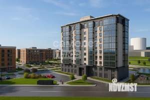 1-к квартира, строящийся дом, 34м2, 2/10 этаж