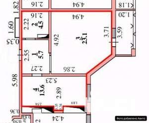 2-к квартира, вторичка, 52м2, 17/18 этаж