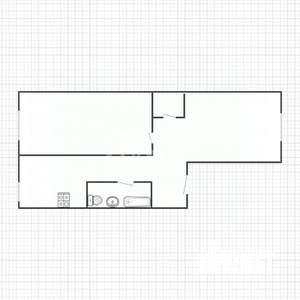 2-к квартира, вторичка, 42м2, 1/1 этаж