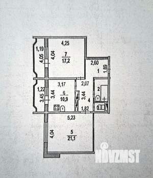 2-к квартира, вторичка, 65м2, 5/10 этаж