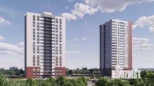 3-к квартира, строящийся дом, 70м2, 15/19 этаж