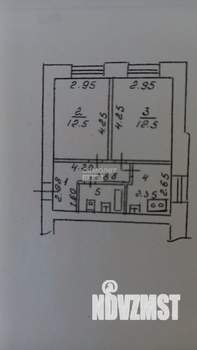 2-к квартира, вторичка, 38м2, 7/9 этаж