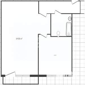 1-к квартира, вторичка, 32м2, 4/5 этаж