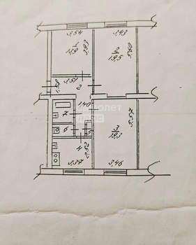 3-к квартира, вторичка, 76м2, 1/4 этаж