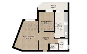 2-к квартира, вторичка, 51м2, 19/20 этаж